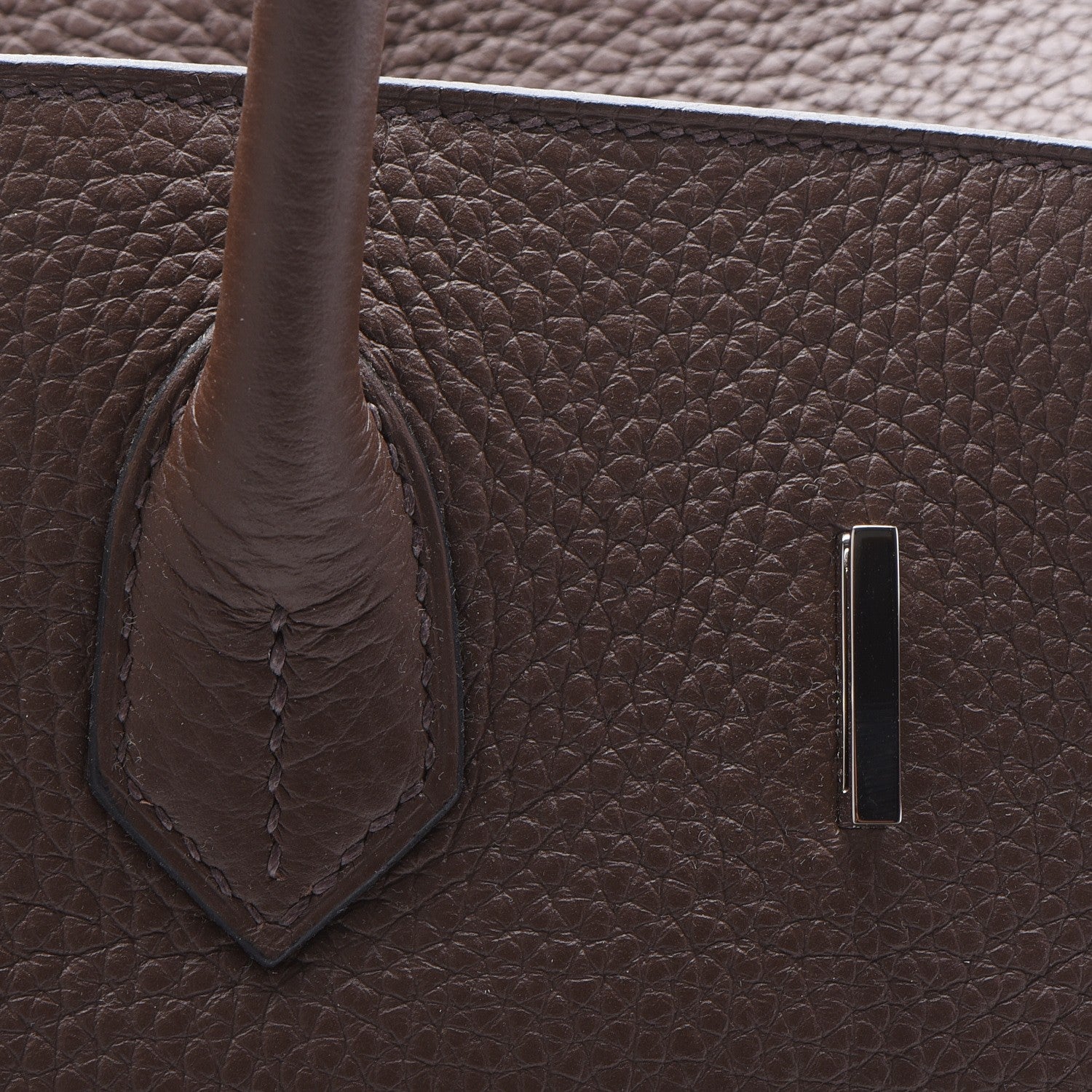 Hermes Taurillon Clemence Birkin 35 Cacao 24 of 32