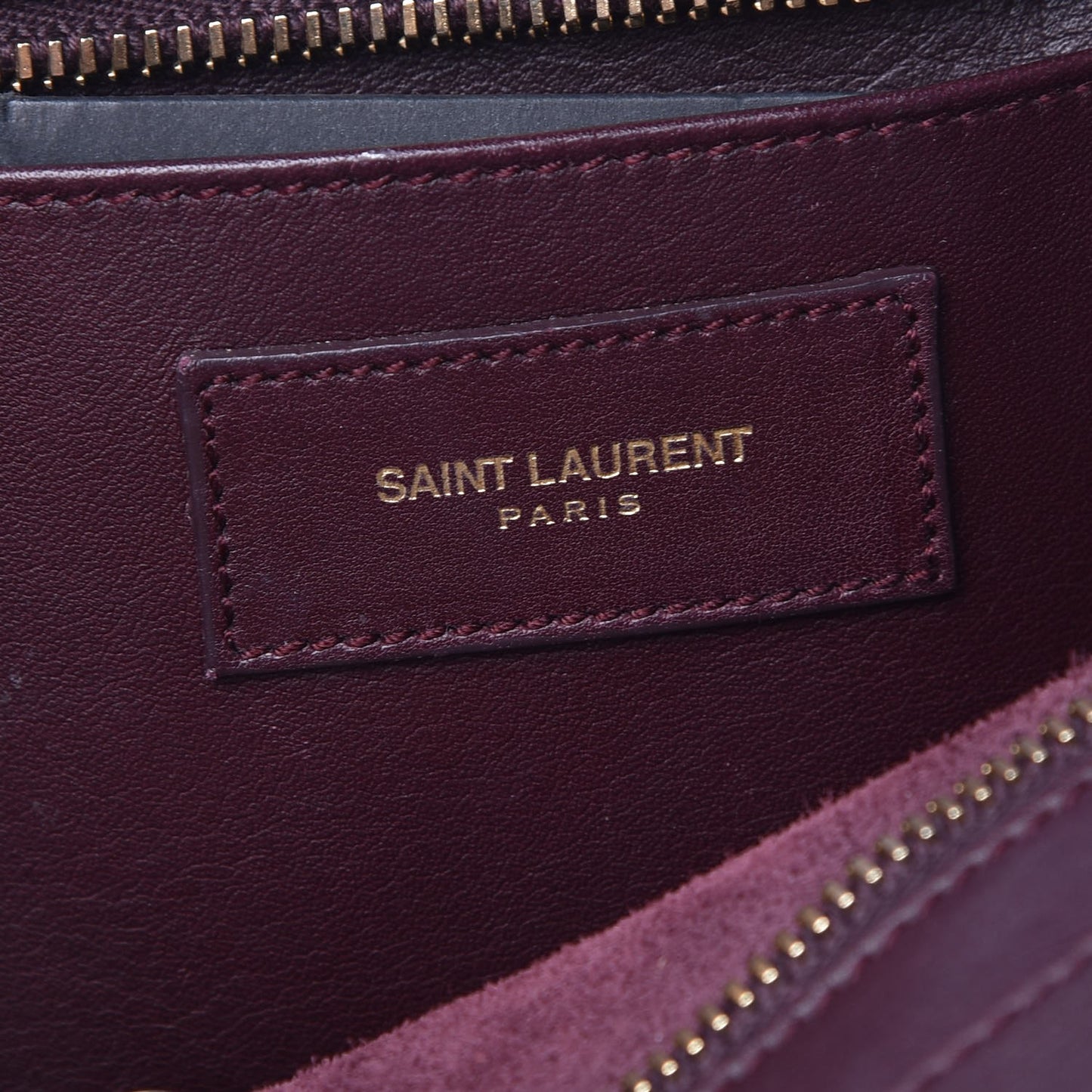 Calfskin Small Classic Y Cabas Bordeaux
