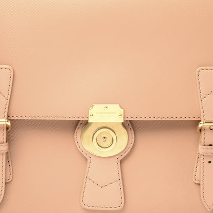 Burberry Trench Calfskin Medium DK88 Satchel Pale Clementine 10 of 11