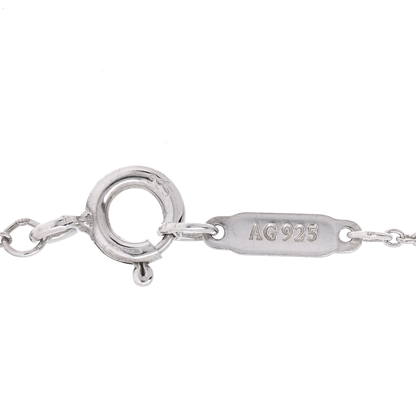 Sterling Silver 1837 Interlocking Circles Pendant Necklace