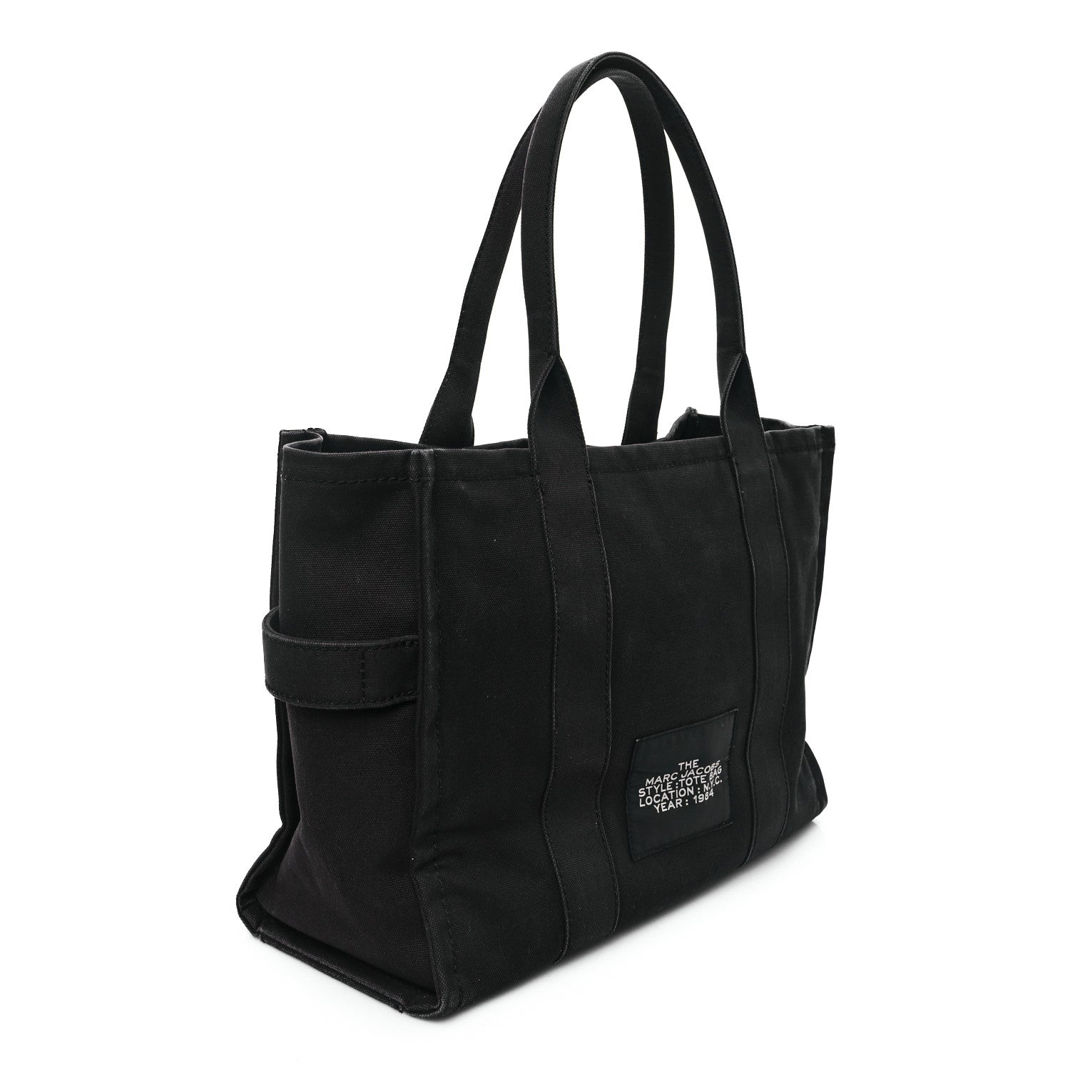 Marc Jacobs Cotton Canvas Large The Tote Bag Black 3 of 12