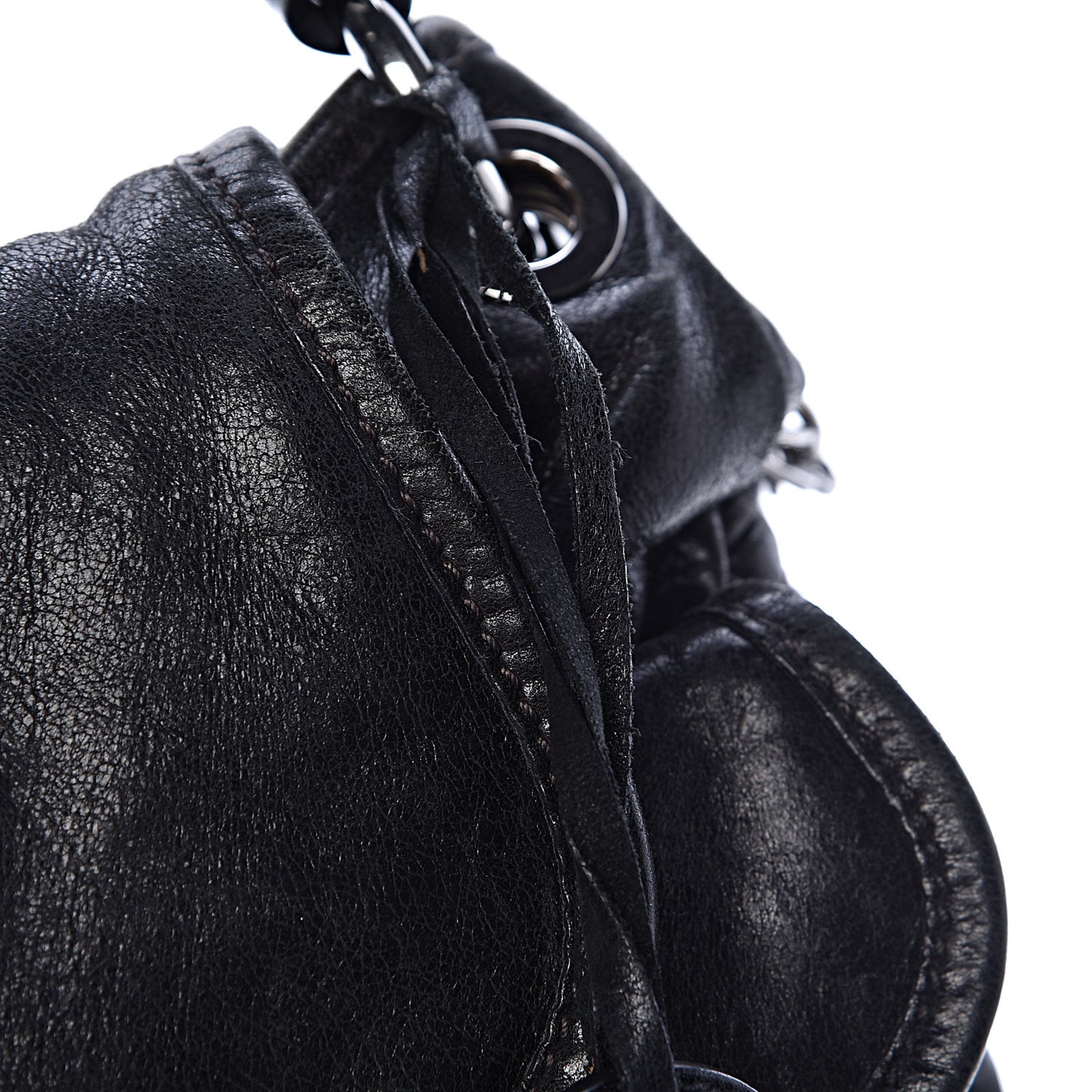Nappa Matelasse Coffer Hobo Black