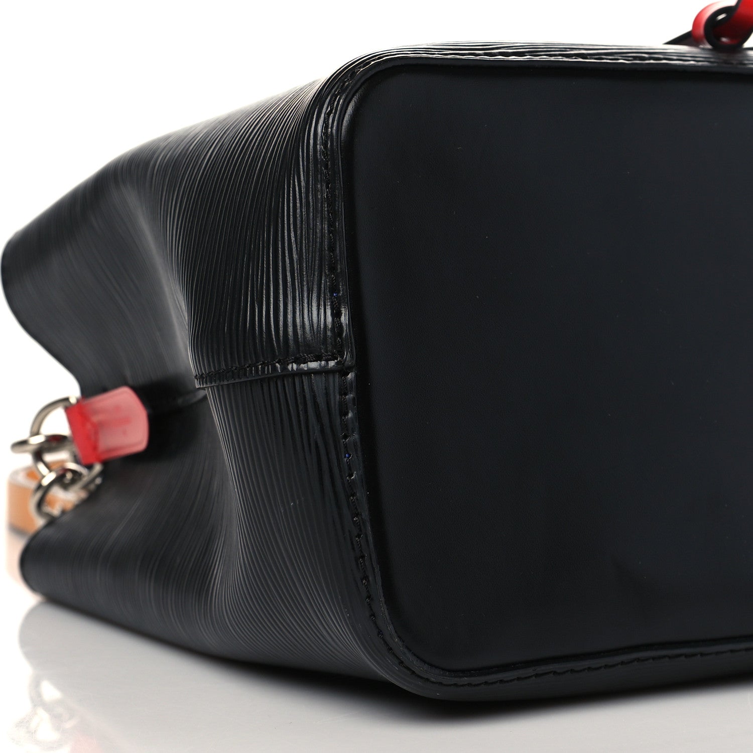 Louis Vuitton Epi Neonoe BB Black Safran 9 of 10