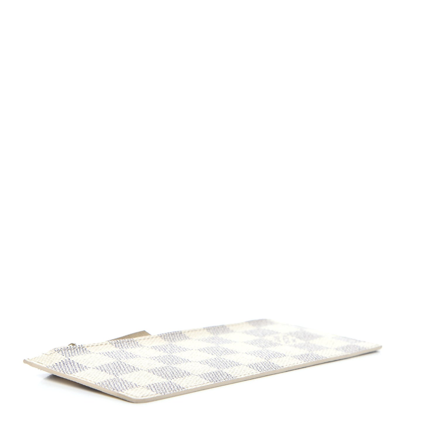 Damier Azur Felicie Chain Wallet Zippered Insert Rose Ballerine