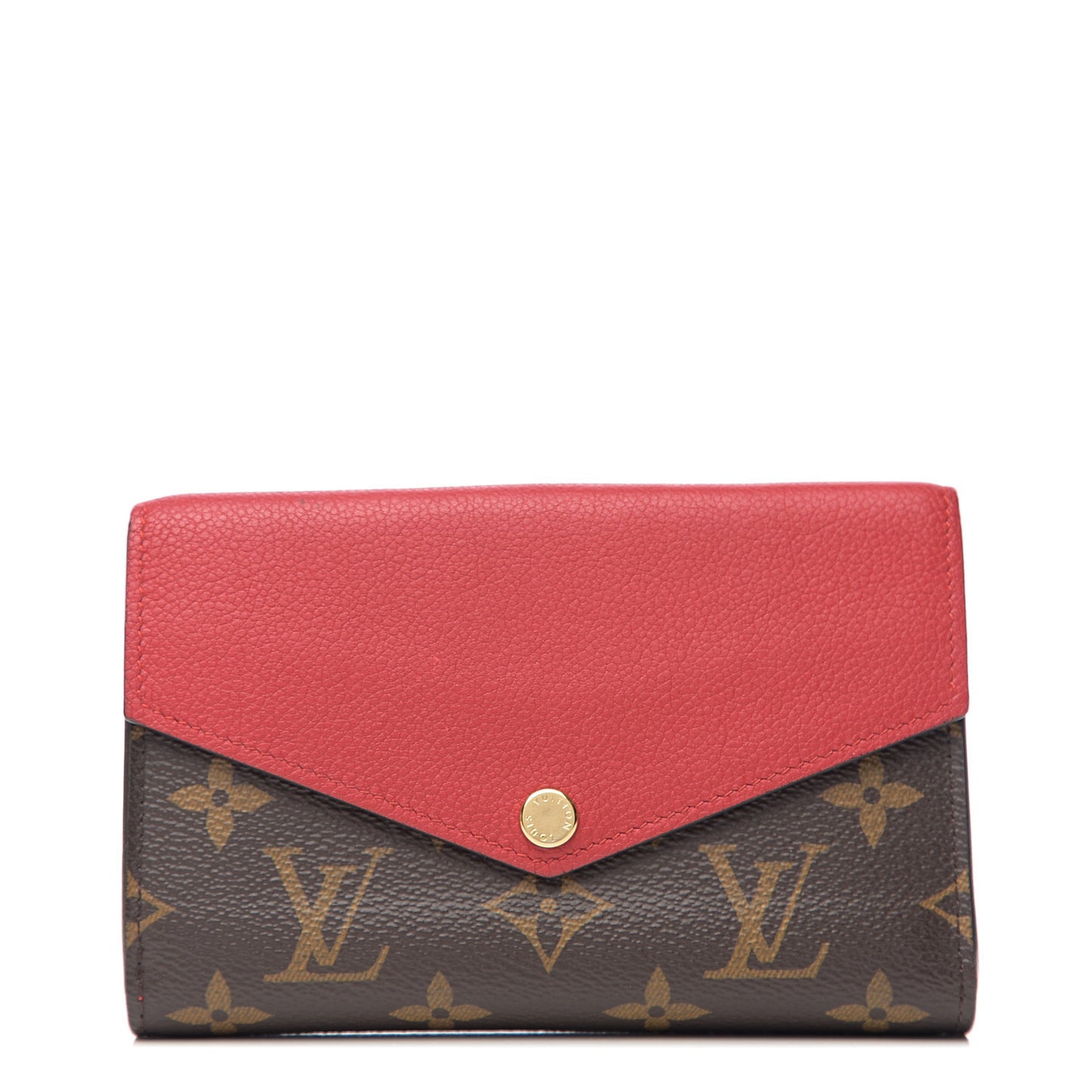 Monogram Pallas Compact Wallet Cherry