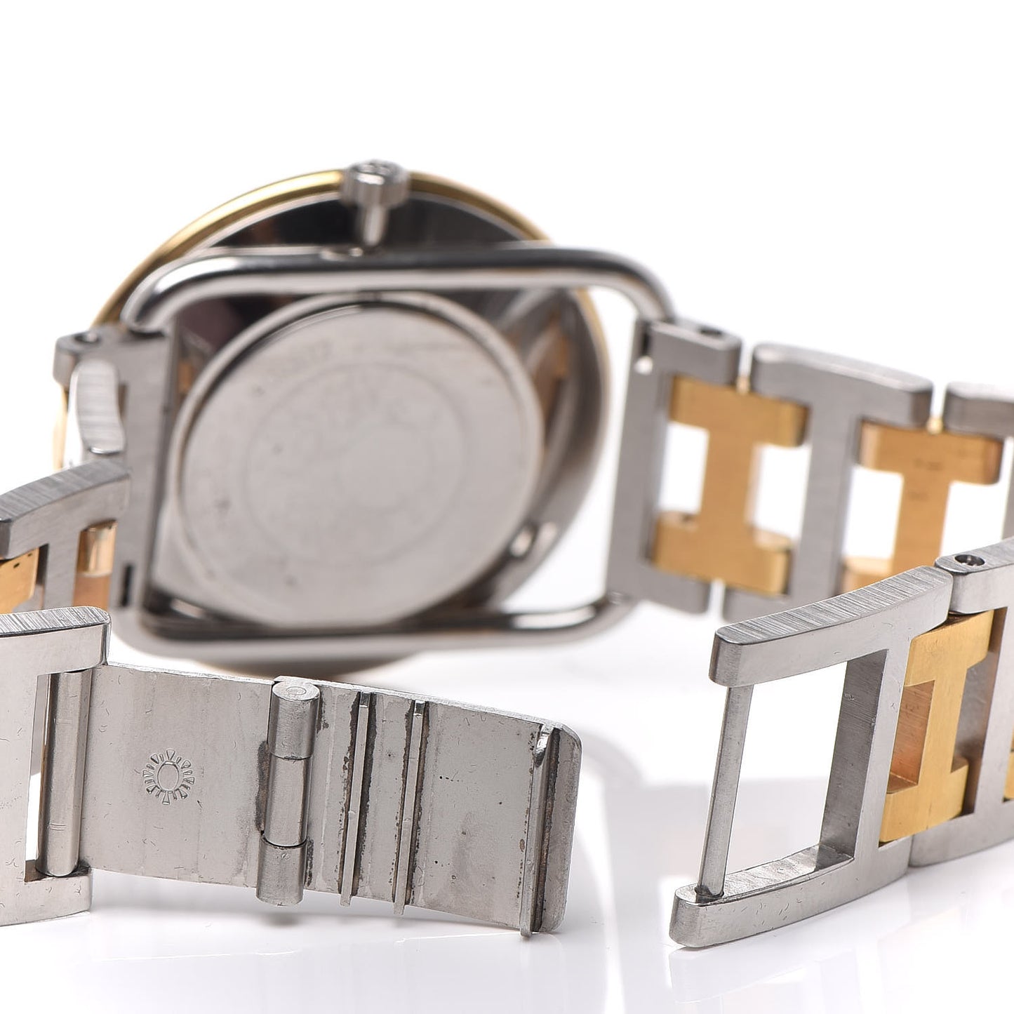 Stainless Steel 33mm Arceau Clipper Quartz Watch Gold