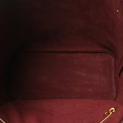 Louis Vuitton Empreinte Monogram Giant Neverfull MM Wine 6 of 11