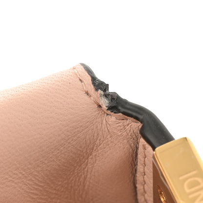 Fendi Nappa Small FF Embossed Midi Chain Baguette Light Rose 11 of 11