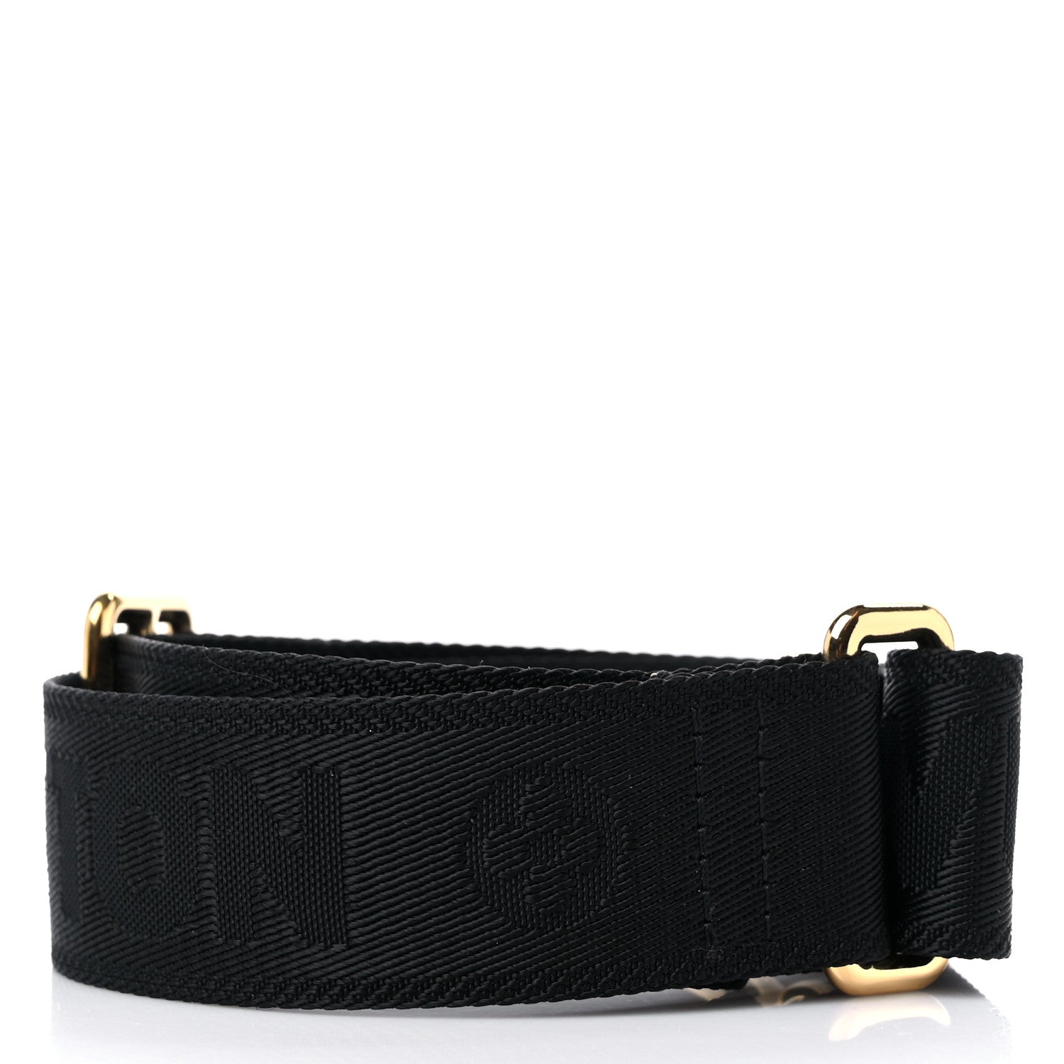 Louis Vuitton Nylon Calfskin Bubblegram Wallet Strap Black 2 of 4