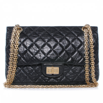 Chanel Aged Calfskin 50th Anniversary 2.55 Reissue 225 Flap Black 1 of 8
