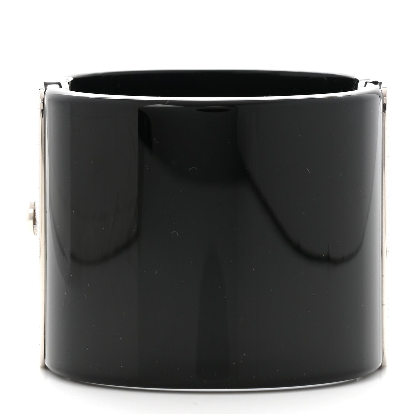 Resin Crystal CC Cross Cuff Black