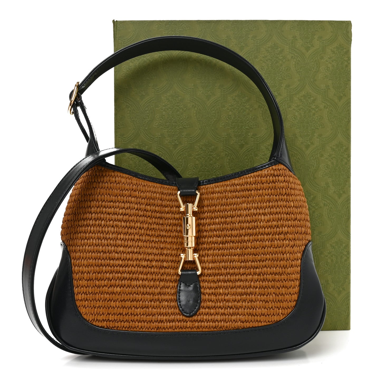 Straw Lux Boarded Dyana Lux Calfskin Small Jackie 1961 Hobo Natural Blue