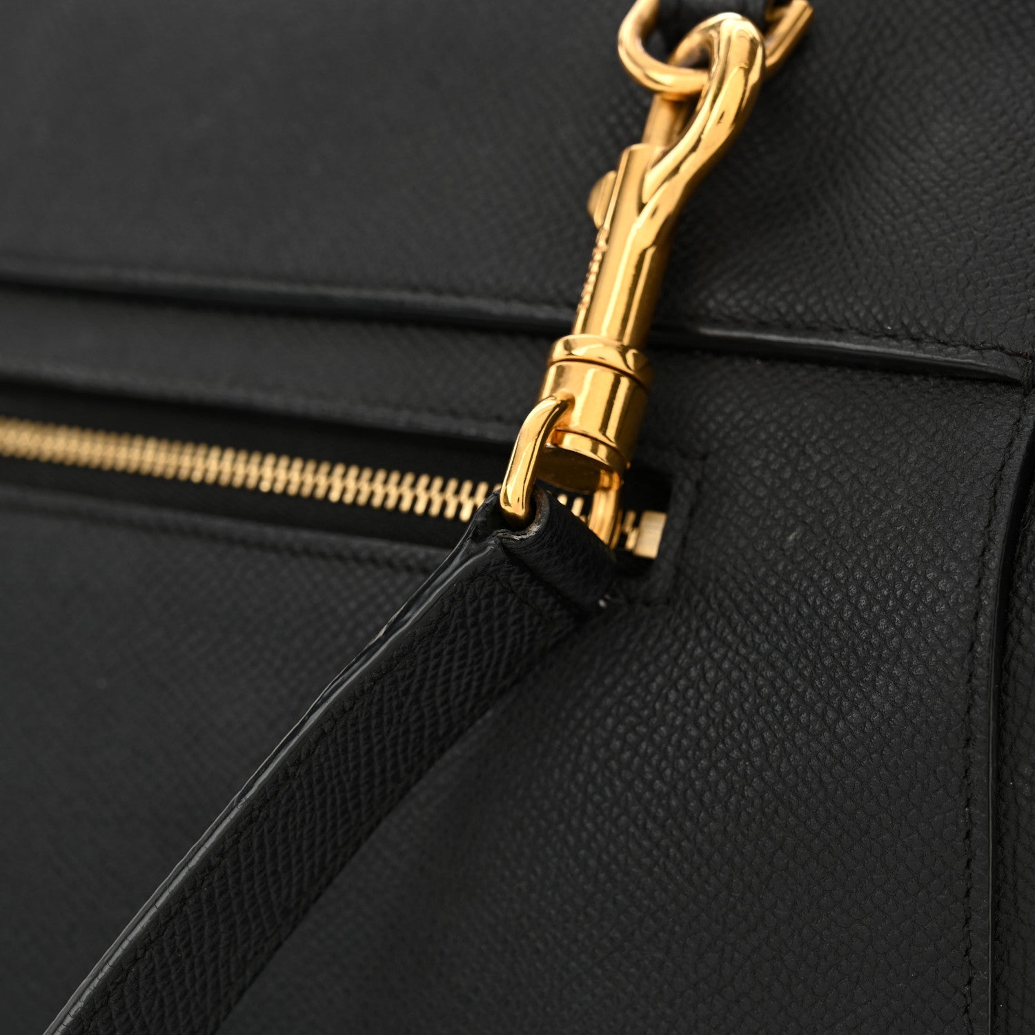 Celine Grained Calfskin Mini Belt Bag Navy 19 of 19