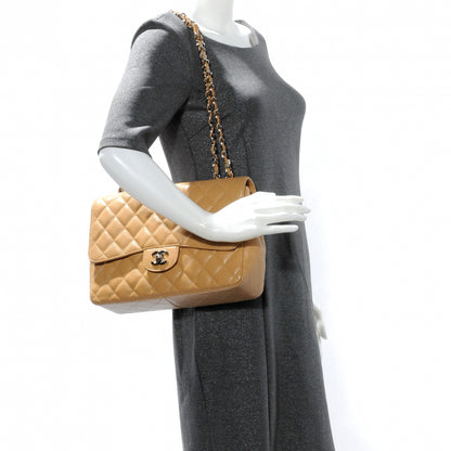 Chanel Caviar Jumbo Single Flap Beige 2 of 9