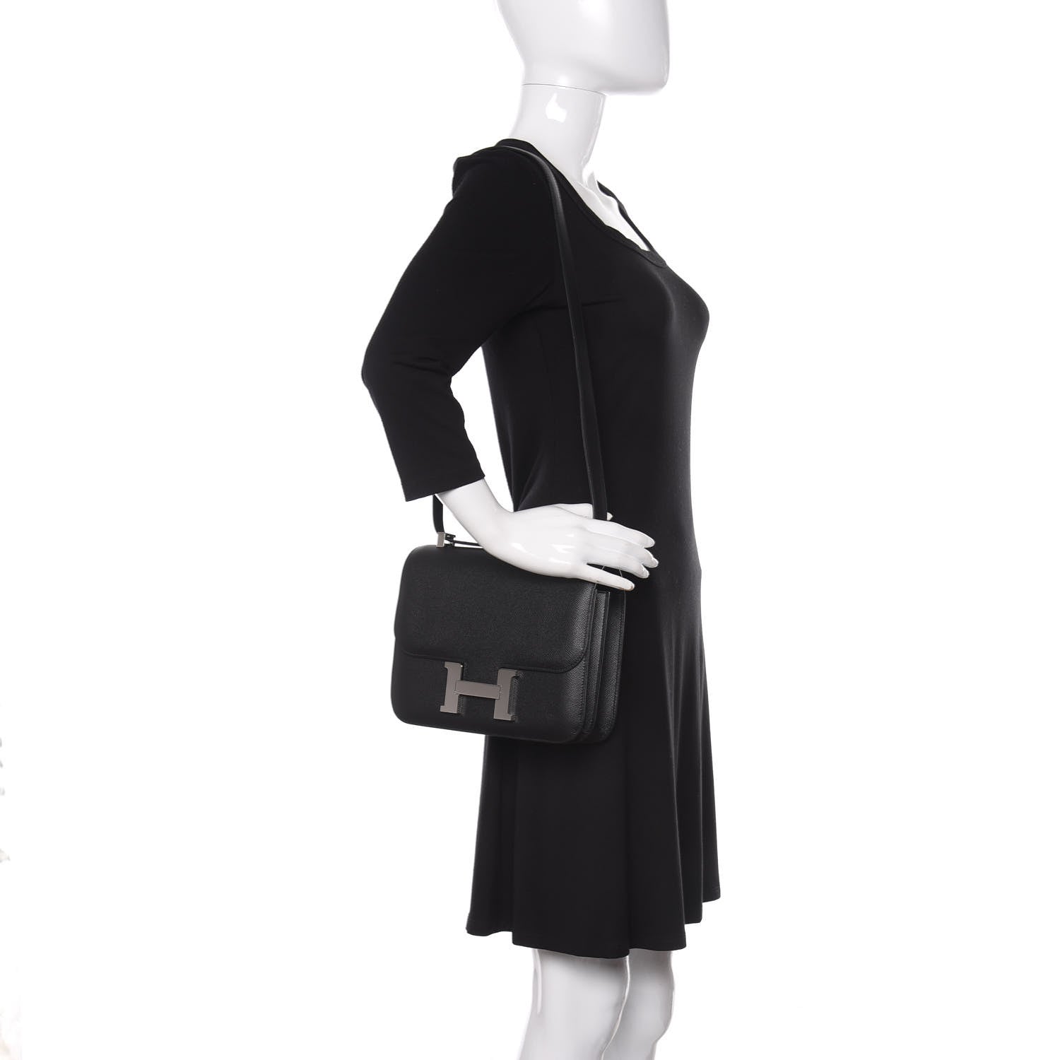 Hermes Epsom Constance 24 Black 2 of 11