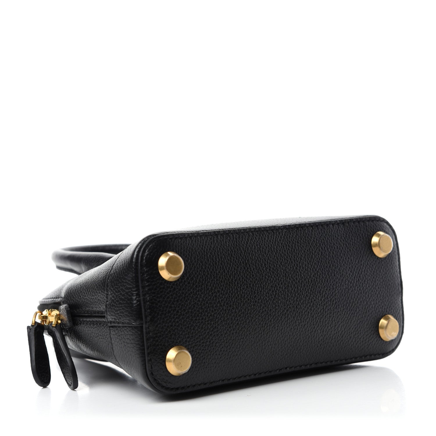 Balenciaga Grained Calfskin XXS Ville Top Handle Bag Black 4 of 9