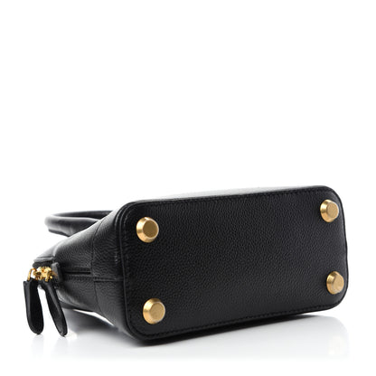 Balenciaga Grained Calfskin XXS Ville Top Handle Bag Black 4 of 9