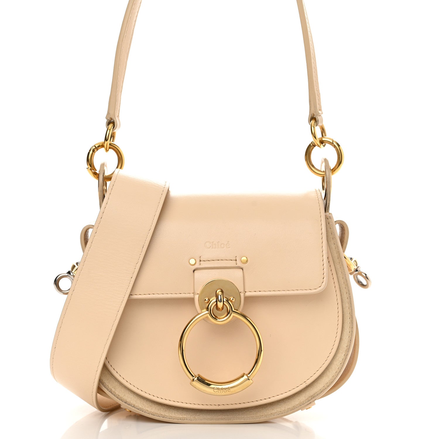 Chloe Calfskin Small Tess Bag Blondie Beige 8 of 14
