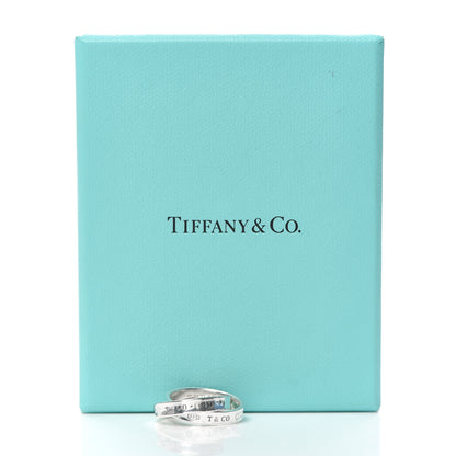 Tiffany Sterling Silver 1837 Interlocking Ring 48 4.5 5 of 5