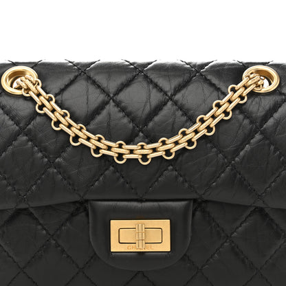 Chanel Aged Calfskin Quilted 2.55 Reissue Mini Flap Black 8 of 11