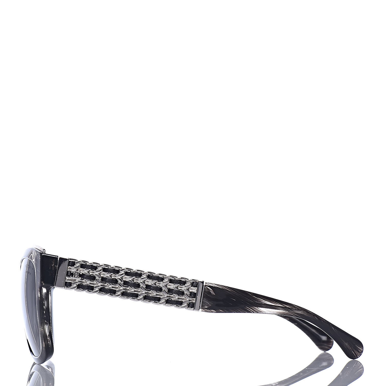 Chanel Square Chain Sunglasses 5362-Q Shaded Black 2 of 6