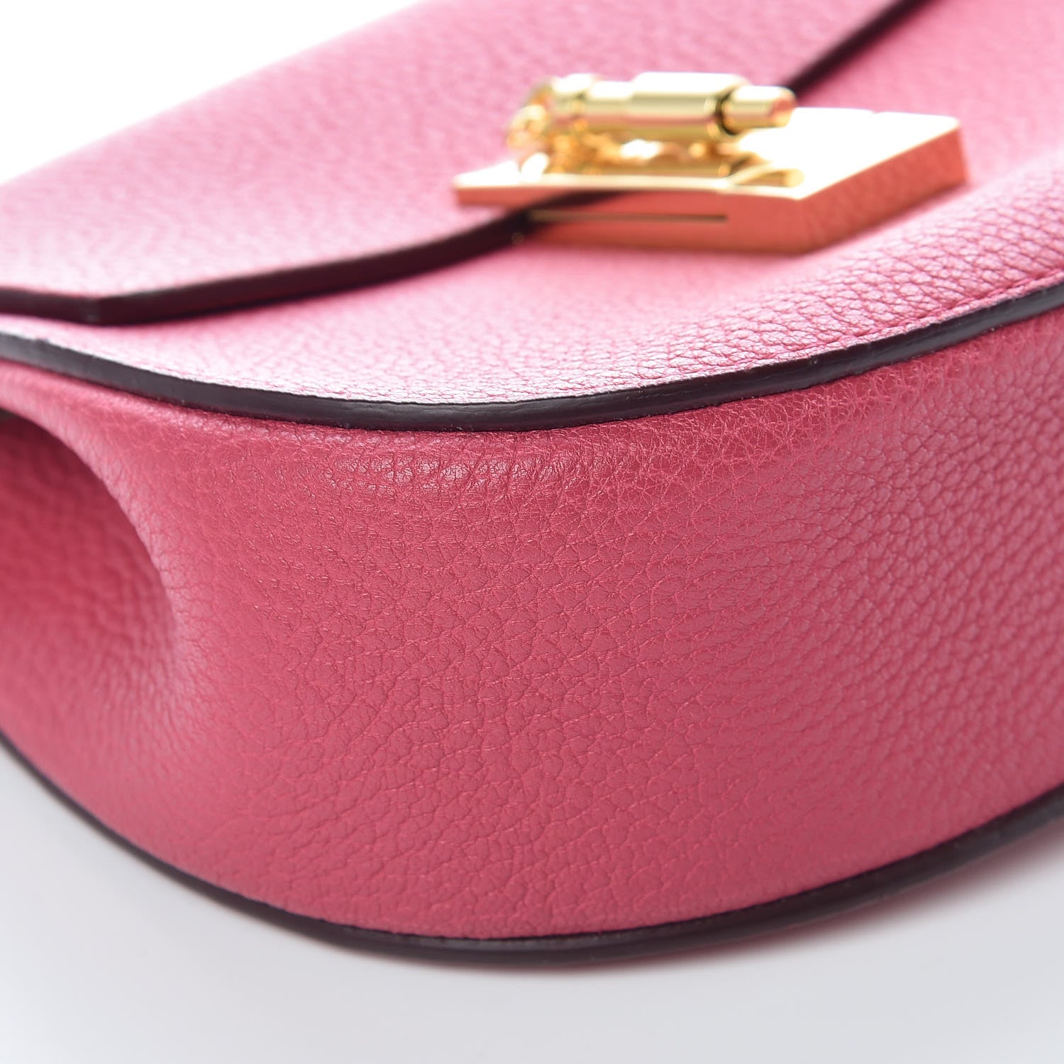 Chloe Grained Lambskin Mini Drew Shoulder Bag Dreamy Pink 9 of 10