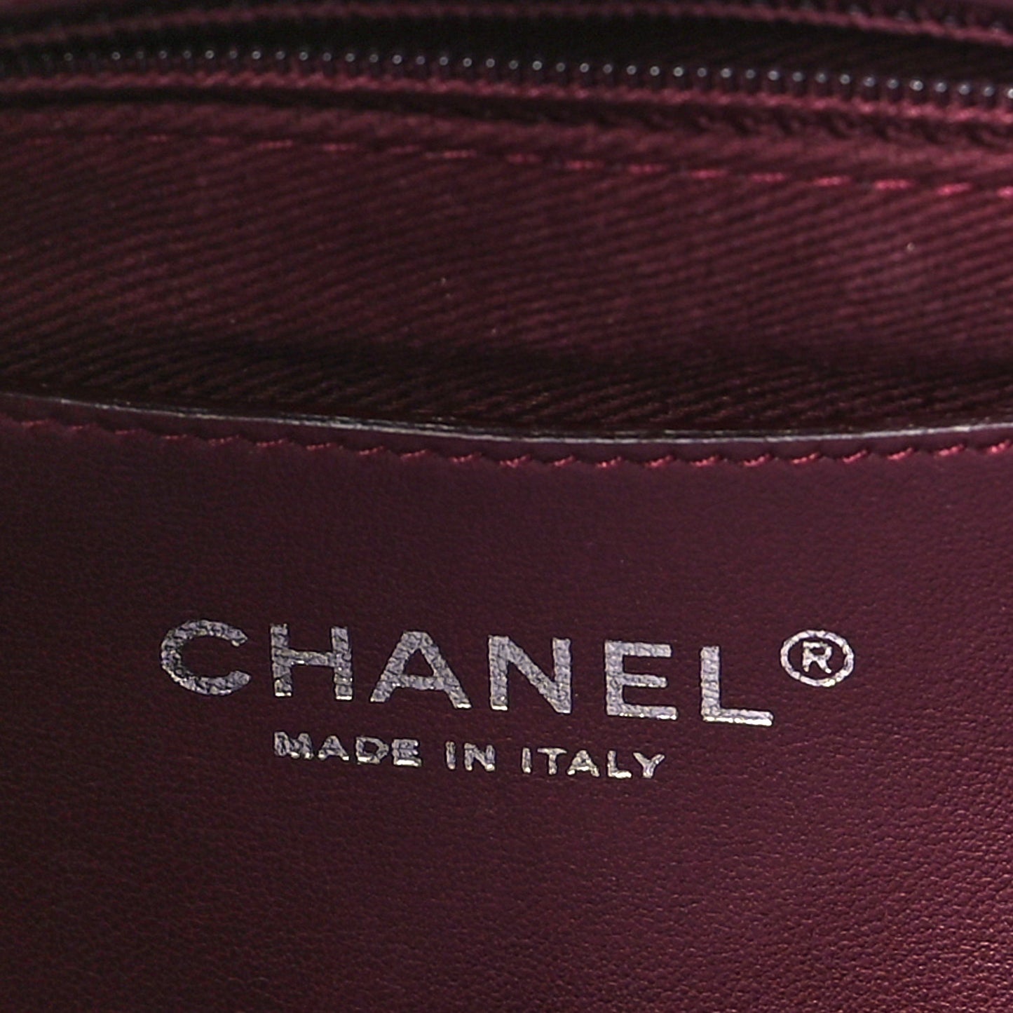 Patent Quilted Medium Just Mademoiselle Bowling Bag Burgundy