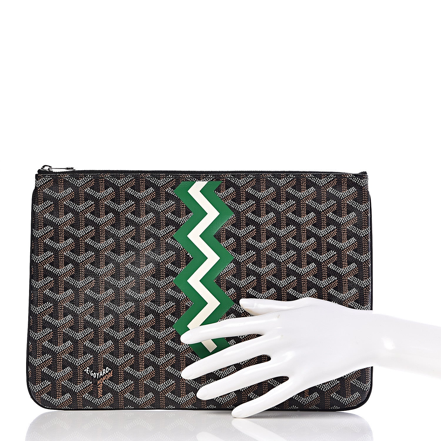 Goyard Goyardine Senat Pochette MM Black 2 of 6