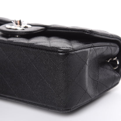 Chanel Caviar Quilted Mini Rectangular Flap Black 9 of 10
