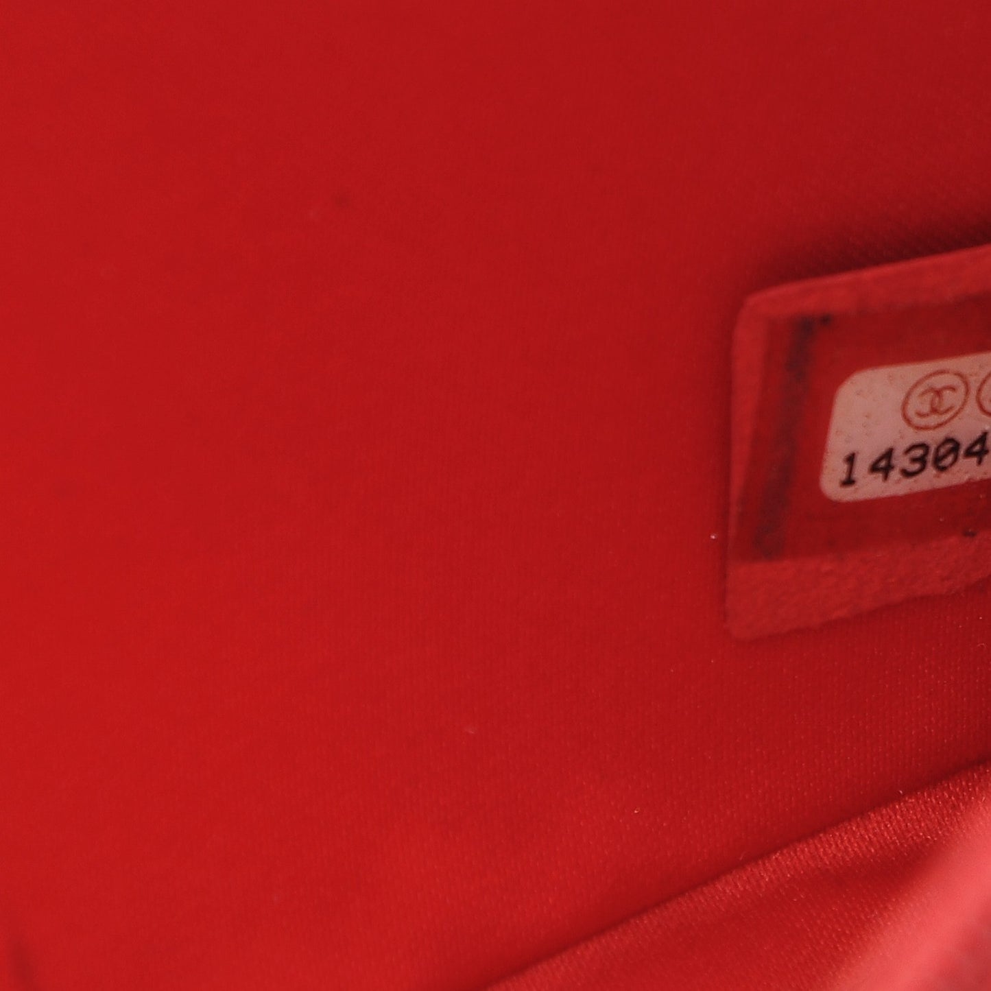 Lambskin Quilted Chain Clutch Flap Red