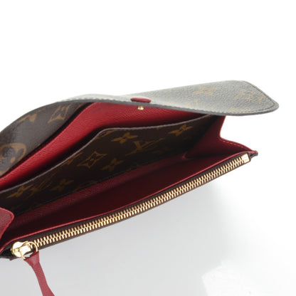 Louis Vuitton Monogram Emilie Wallet Red 5 of 7