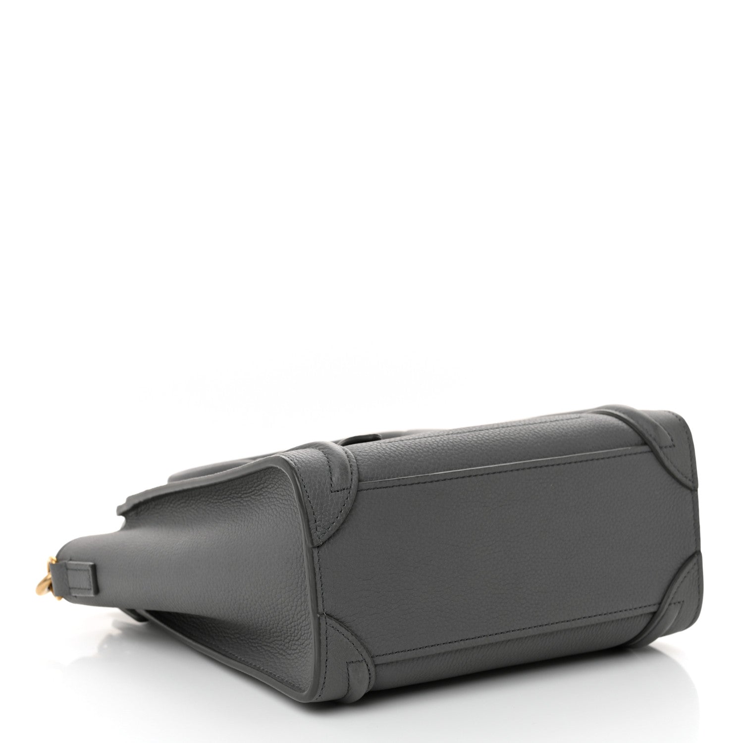Celine Baby Drummed Calfskin Nano Luggage Kohl 4 of 10
