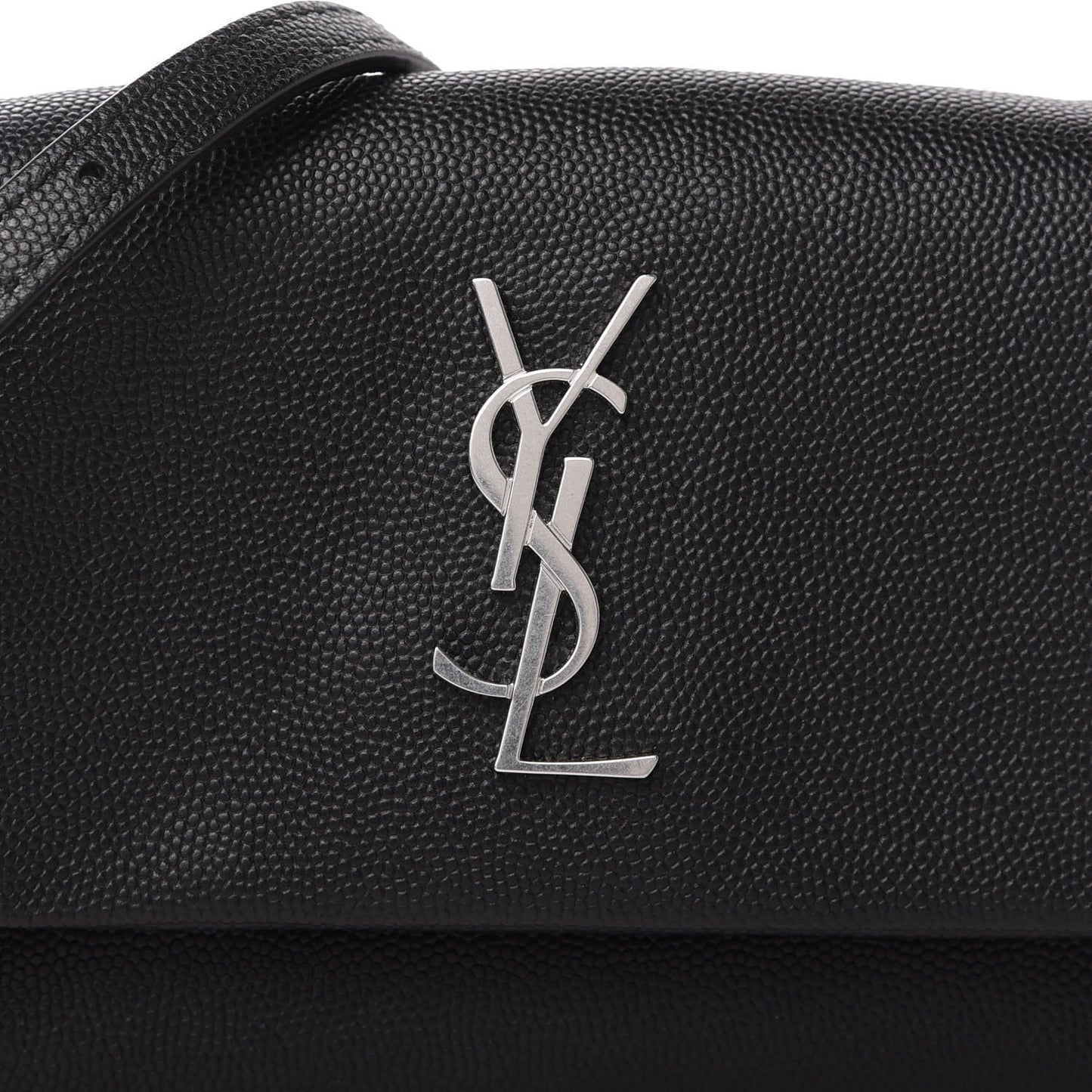 Grain De Poudre Monogram Toy West Hollywood Fold-Over Bag Black