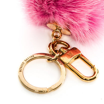 Louis Vuitton Mink Fluo Bubble Bag Charm Key Holder Pink 3 of 3