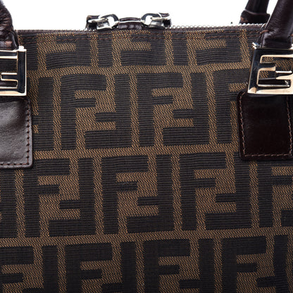 Fendi Zucca Top Handle Bag Tobacco 10 of 11