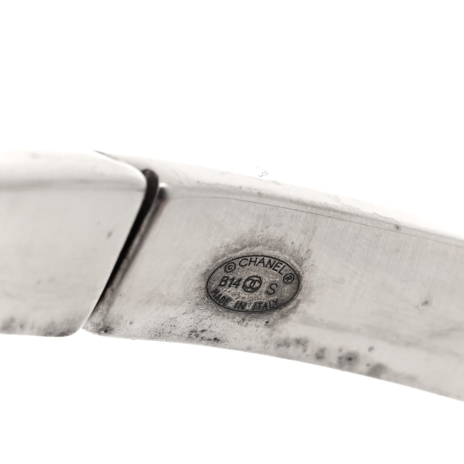 Chanel Giant Pearl Necklace Silver 4 of 4