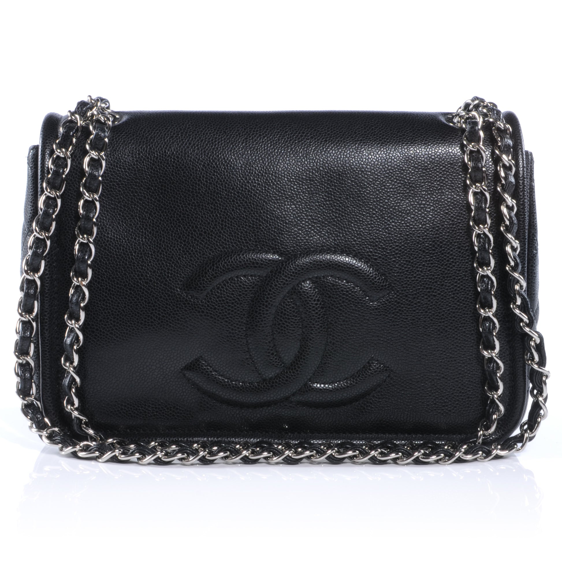 Chanel Caviar Timeless Large Flap Black 1 of 8