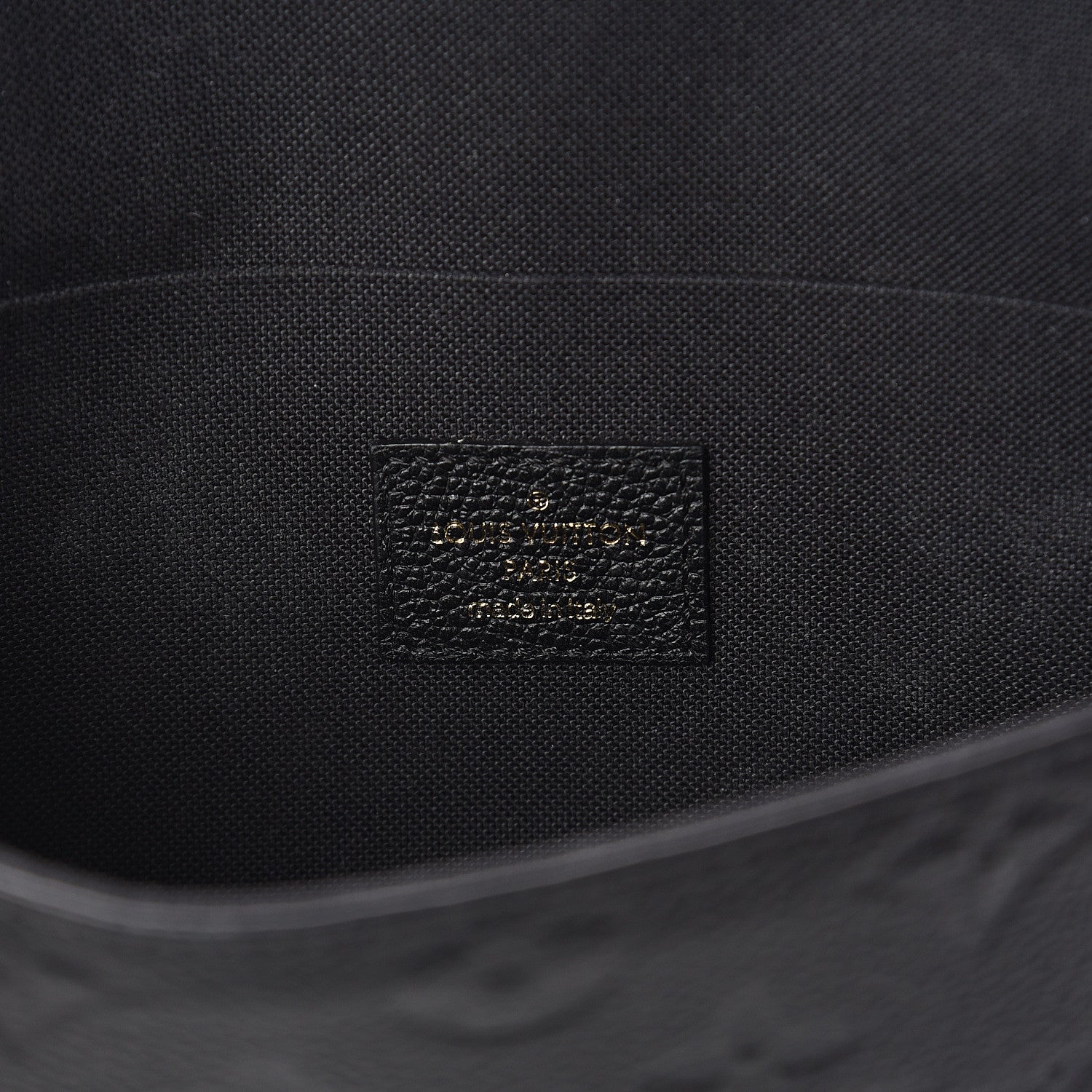 Louis Vuitton Empreinte Pochette Felicie Chain Wallet Black 6 of 8