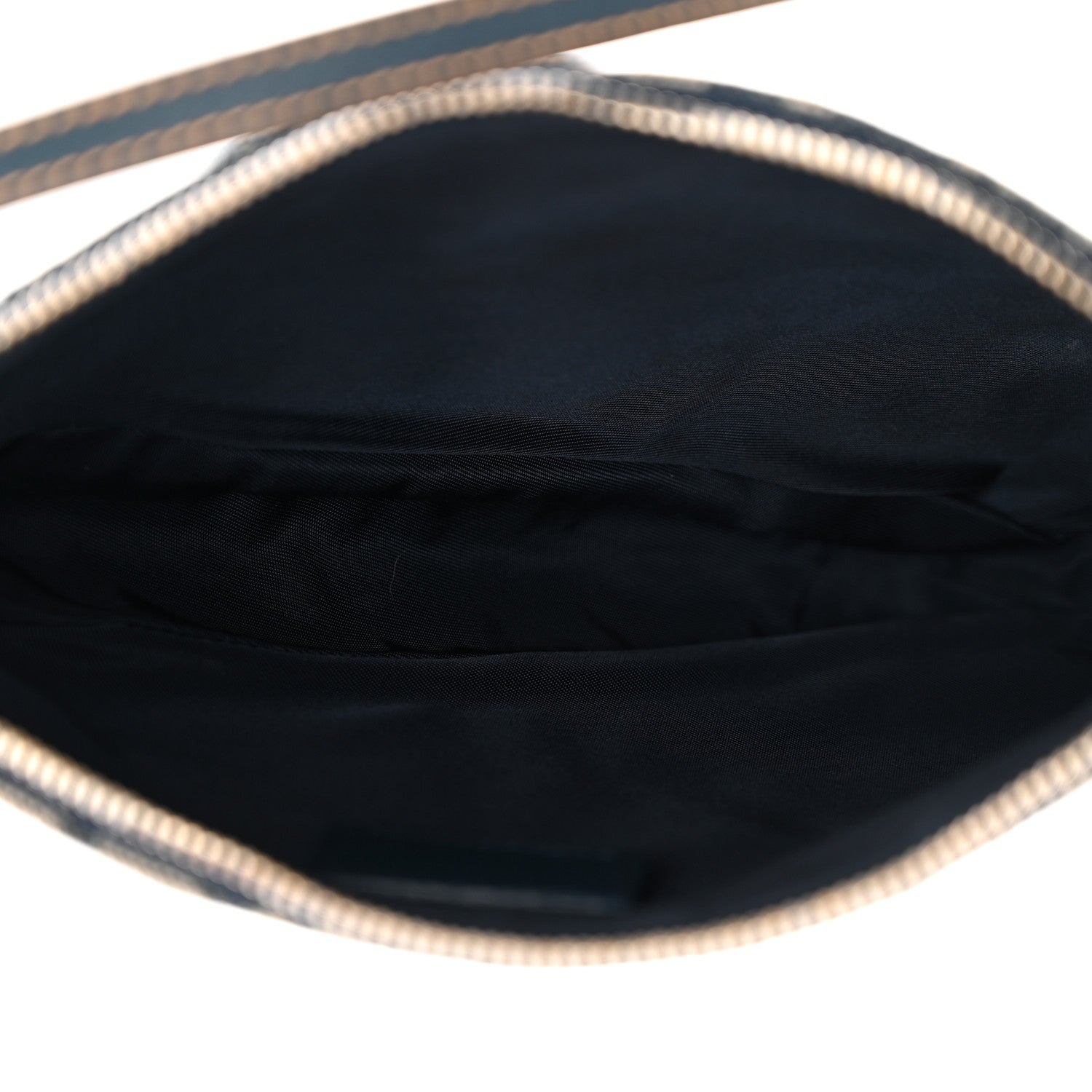 Christian Dior Monogram Mini Saddle Pochette Navy 5 of 11