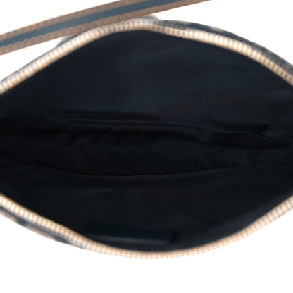 Christian Dior Monogram Mini Saddle Pochette Navy 5 of 11