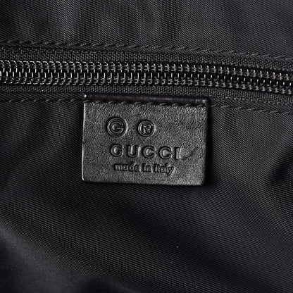 Gucci Horsebit Canvas Glam Tote Black 6 of 7