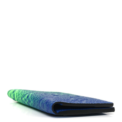 Louis Vuitton Taurillon Illusion Pocket Organizer Bleu Vert 4 of 7
