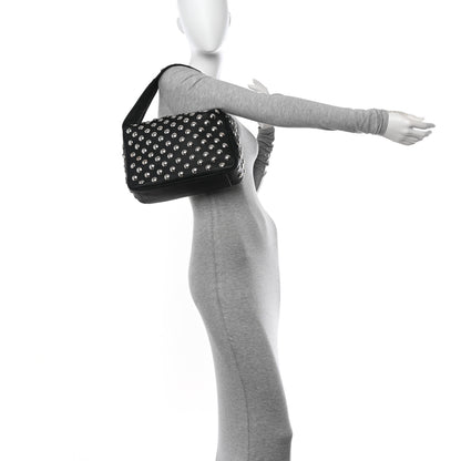 Khaite Pebbled Sport Calfskin Studded Elena Black 2 of 10