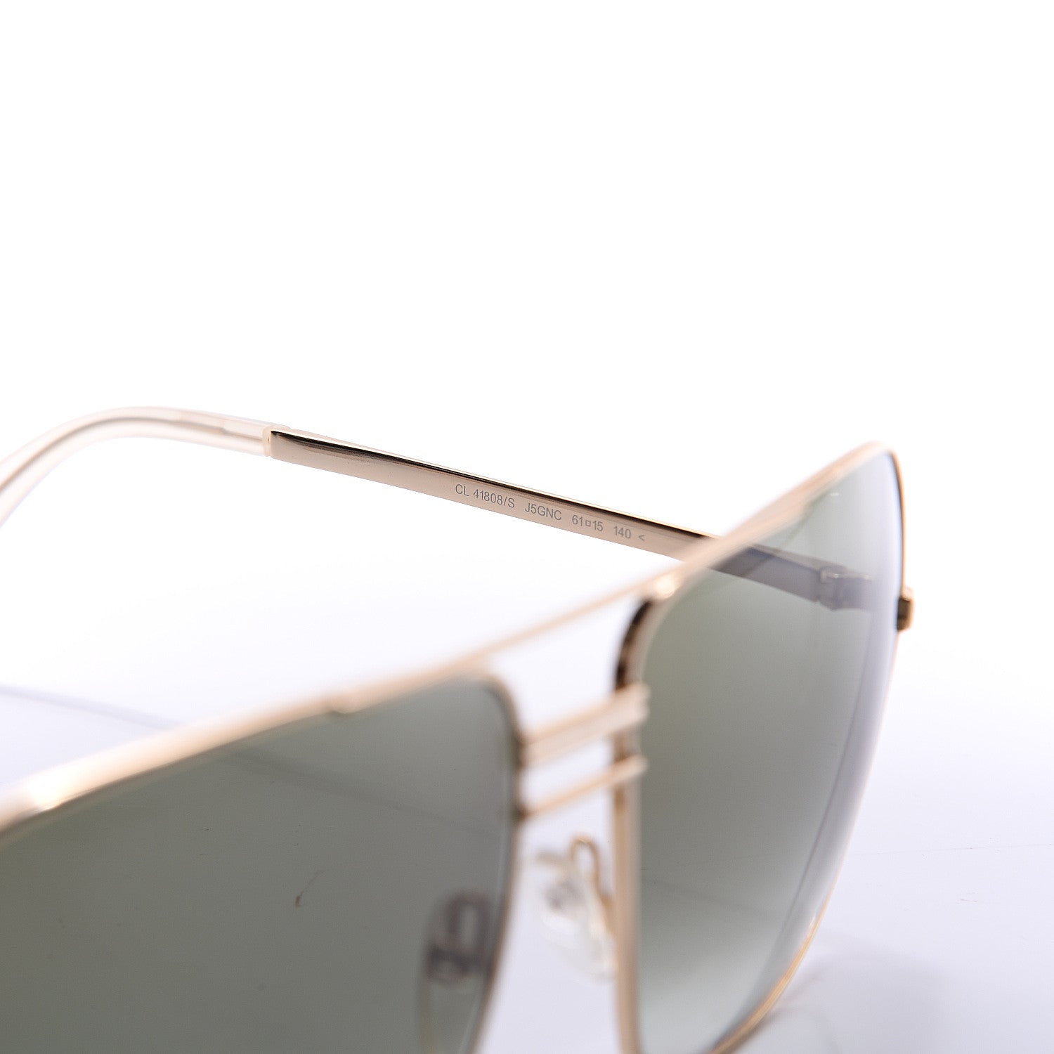 Celine Metal Sunglasses CL 41808/S Gold 6 of 7