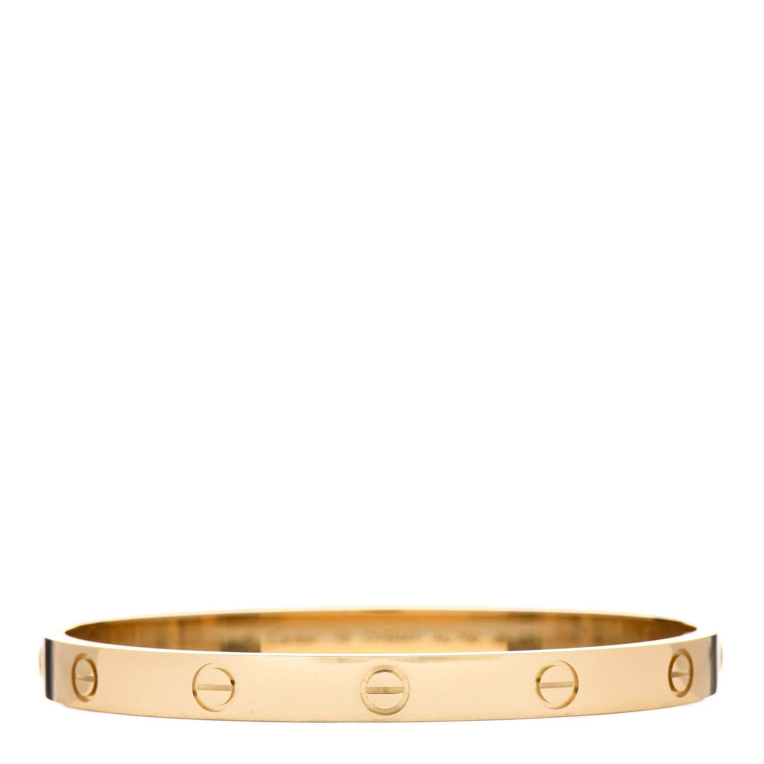 Cartier 18K Yellow Gold LOVE Bracelet 18 1 of 4
