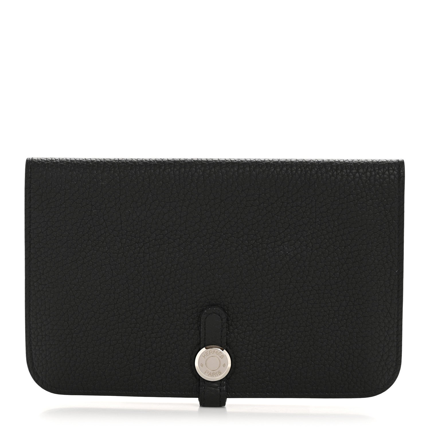 Hermes Togo Dogon Duo Wallet Black 1 of 11