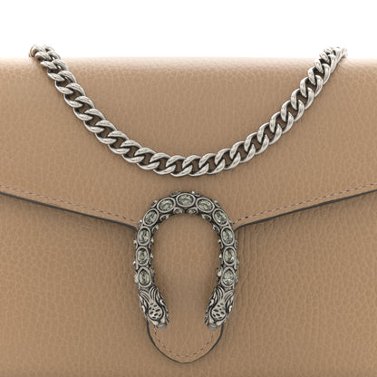 Gucci Dollar Calfskin Crystal Mini Dionysus Chain Wallet Natural Tan Black Diamond 8 of 10