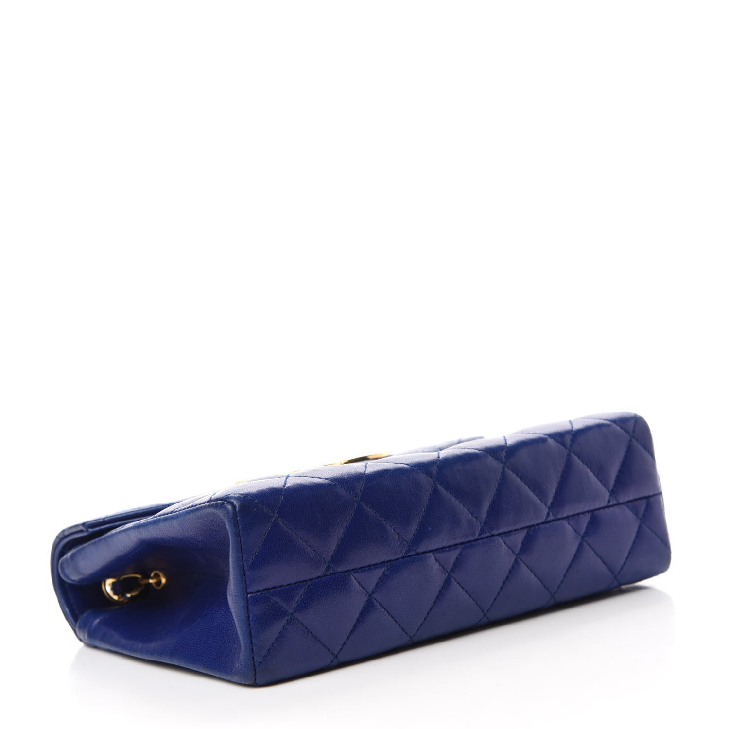 Chanel Lambskin Quilted Small Single Flap Blue 4 of 12