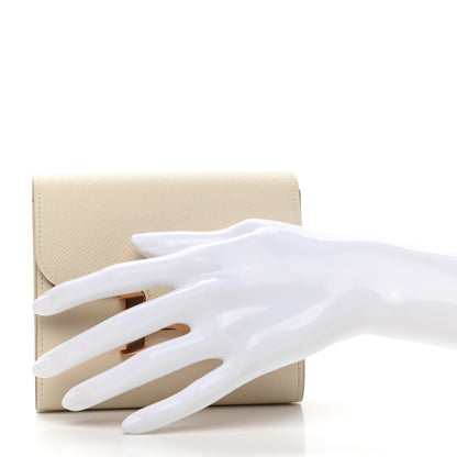 Hermes Epsom Constance Short Wallet Craie 2 of 9