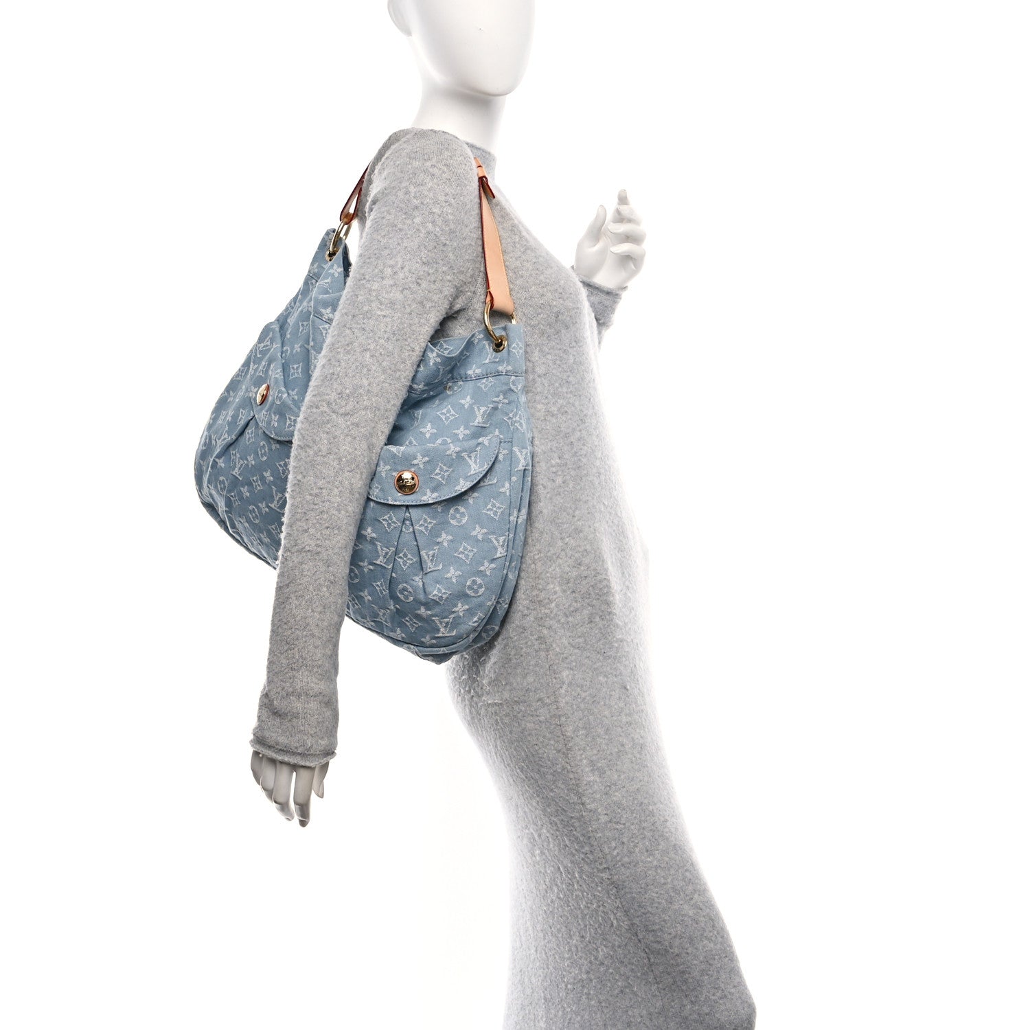 Louis Vuitton Denim Daily GM Blue Clair 2 of 10